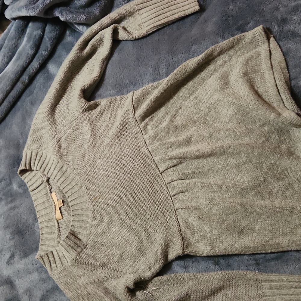 Large sweater dress shirt